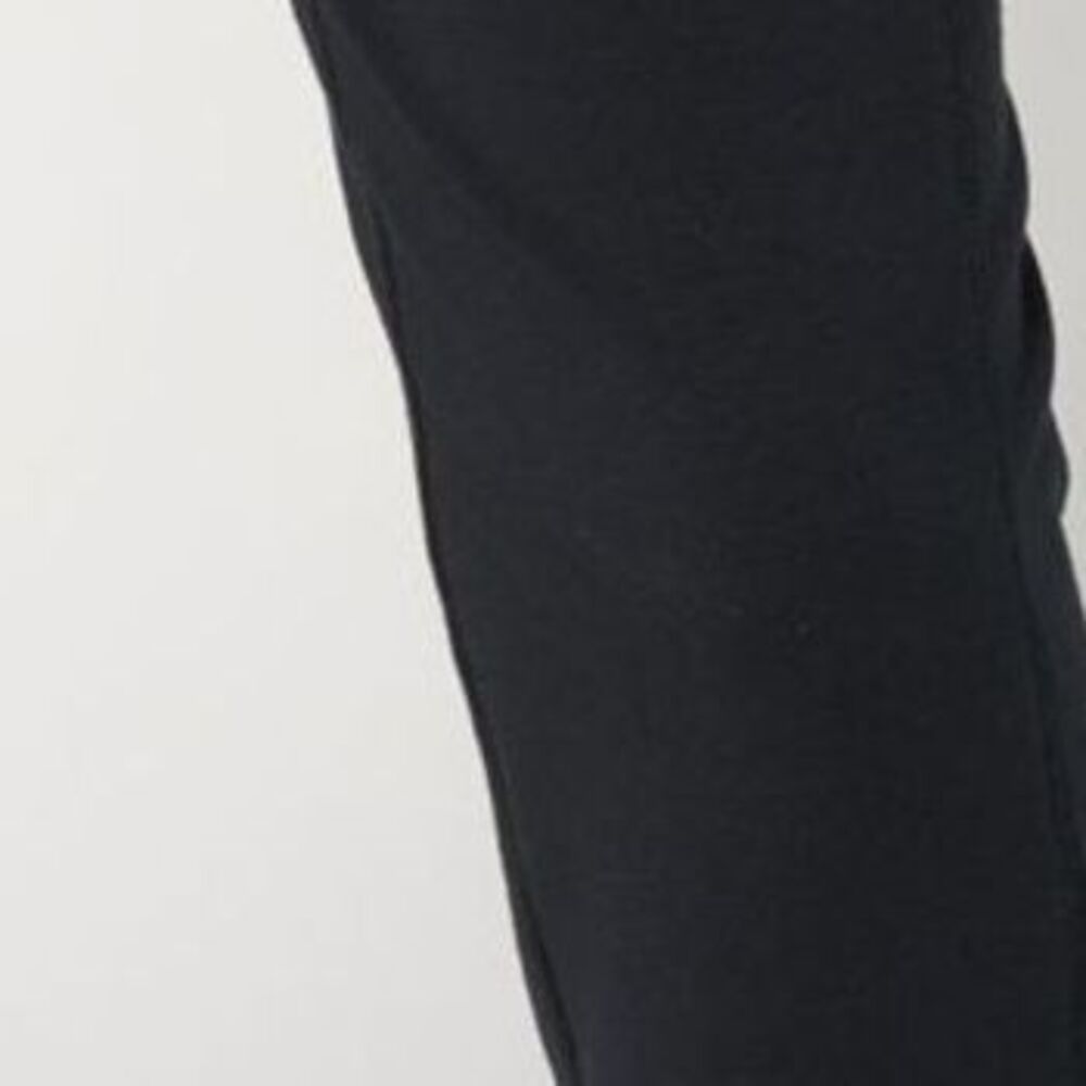 Denim & Co. Women's Pants Sz XL Active Duo Slim Straight Ankle Pant Black - Picture 2 of 4